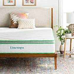 Linenspa 10 Inch Latex Hybrid Mattress